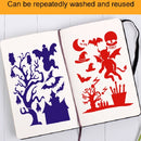 Halloween Hollow Auxiliary Painting Wall Painting Template For Children