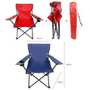 Casual Picnic Sketching Handrest Backrest Fishing Portable Beach Chair(Navy)