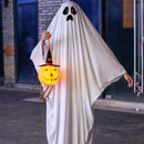 Halloween Kids Clothing Boys Girls Ghost Cape Cloak, Size: Mï¼ˆ94cmï¼‰(Black Pattern)
