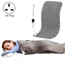 Electric Heating Blanket Heating Physiotherapy Pad Warm Waist Belly Pad with Buckle 30 x 40cm(UK Plug)