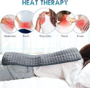 Electric Heating Blanket Heating Physiotherapy Pad Warm Waist Belly Pad with Buckle 30 x 40cm(UK Plug)