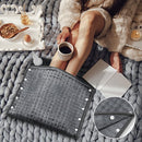 Electric Heating Blanket Heating Physiotherapy Pad Warm Waist Belly Pad with Buckle 30 x 40cm(UK Plug)
