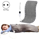 Electric Heating Blanket Heating Physiotherapy Pad Warm Waist Belly Pad with Buckle 40 x 76cm(EU Plug)