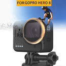 JSR For GOPRO HERO 8 Black Motion Camera Filter, Style: NIGHT Anti-light