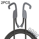 2 PCS Car Luggage Fixed Rope Outdoor Travel Car Interior Clothing Rope, Cable Length: 1.5m(Black)