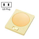 Home Constant Temperature Cup Mat Heat Thermos Coaster, Plug Type: US Plug (Lemon Yellow)