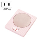 Home Constant Temperature Cup Mat Heat Thermos Coaster, Plug Type: US Plug (Romantic Pink)