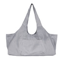 Canvas Breathable Yoga Bag Duffel Bag Fitness Clothing Travel Bag(Gray)