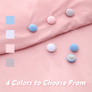 8 PCS Non-marking One-touch Unlocking Mushroom-shaped Quilt Fixer Gray+Cloth Needle