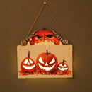 WSGP-01A Halloween Door LED Decorative Light Pendant Horror Atmosphere Lamp