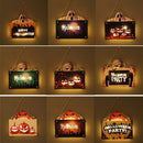 WSGP-01C Halloween Door LED Decorative Light Pendant Horror Atmosphere Lamp