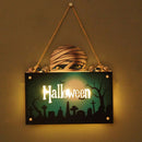 WSGP-02B Halloween Door LED Decorative Light Pendant Horror Atmosphere Lamp