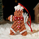 RRW130 Christmas Decorative Christmas Tree Resin Pendant Party Decorations(Fork)