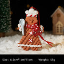 RRW130 Christmas Decorative Christmas Tree Resin Pendant Party Decorations(Spoon)