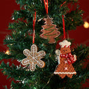 RRW130 Christmas Decorative Christmas Tree Resin Pendant Party Decorations(Spoon)
