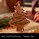 RRW130 Christmas Decorative Christmas Tree Resin Pendant Party Decorations(Christmas Tree)