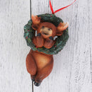 RRW130 Christmas Decorative Christmas Tree Resin Pendant Party Decorations(Reindeer B)