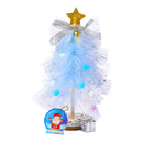 Net Yarn Luminous Christmas Tree Kindergarten Educational Toys, Style: Warm Light (Blue)