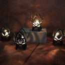 2PCS Halloween Iron Art Folding Candlestick Layout Ornaments(Bat)