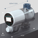 ZHIYANG Fish Tank Feed Pellet Timing Feeder EU Plug, Style: ZY-521C