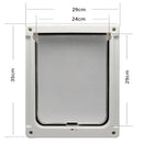 GM-01 Pet Door Pet Supplies ABS Dog and Cat Door Hole(ç™½è‰²)