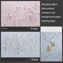 3D Double-Sided Matte Photography Background Paper(Blue+Pink Flower)