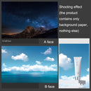 3D Double-Sided Matte Photography Background Paper(Sea Sky+Stars Mountains)