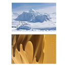 3D Double-Sided Matte Photography Background Paper(Snow Mountain+Desert)