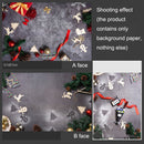 3D Double-Sided Matte Photography Background Paper(Christmas Atmosphere)
