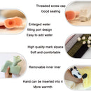 Cartoon Plush Insert Hand Water-Filled Hot Water Bag(Yellow)