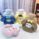 Cartoon Plush Insert Hand Water-Filled Hot Water Bag(Yellow)