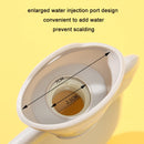 Cartoon Velvet Cover Thickened Explosion-Proof PVC Water-Filled Hot Water Bag, Color: 2000ML Milky White
