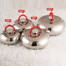 20cm One-piece Cover 304 Stainless Steel Soup Pouch Hand Warmer Hot Water Bottle