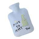 PVC Water Injection Hot Water Bag Cloth Hand Warmer, Capacity:2000ml (Blue)