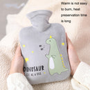 PVC Water Injection Hot Water Bag Cloth Hand Warmer, Capacity:2000ml (Blue)