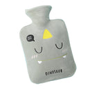 PVC Water Injection Hot Water Bag Cloth Hand Warmer, Capacity:2000ml (Green)