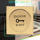 Access Control Switch Metal Touch Infrared Switch E5 Golden Switch