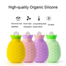 200ML Pineapple-shaped Silicone Explosion-proof Water-filled Hot Water Bags(Pink)