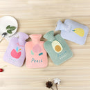 2PCS Winter Hand Warmer Portable Outdoor Student Dormitory Hot Water Bag, Capacity: 250ml(Apple)