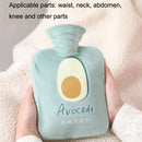 2PCS Winter Hand Warmer Portable Outdoor Student Dormitory Hot Water Bag, Capacity: 1000ml(Peach)
