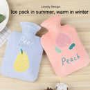 2PCS Winter Hand Warmer Portable Outdoor Student Dormitory Hot Water Bag, Capacity: 2000ml(Peach)