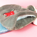 0688 PVC Plush Hand Pluggable Water-filled Hot Water Bags(Pink)