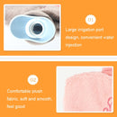 0688 PVC Plush Hand Pluggable Water-filled Hot Water Bags(Pink)
