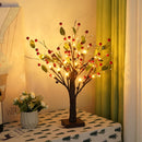 SJ-SD048 LED Home Decoration Light Christmas Lighted Tree, Style: Detachable Base Gold Fruit