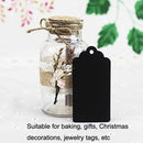 5 Sets Waves Kraft Paper Tags Christmas Wedding Party Kraft Paper Gift Hang Tags(Black)