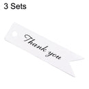 3 Sets Retro Baking Sticker Tag Swallow Tail Bookmark Gift Card, Style: Thand You (White)