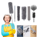 6 In 1 2.5m/100inch Dust Cleaner Sofa Extendable Duster Removal Household Cleaning tools