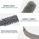 7 In 1 2.5m/100inch Dust Cleaner Sofa Extendable Duster Removal Household Cleaning tools