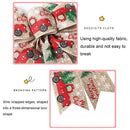2 PCS ZX22045 23x35cm Christmas Tree Decoration Ribbon DIY Christmas Decorative Bows Ribbon(Red)