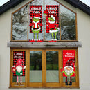 Christmas Decorative Pendants Cartoon Pattern Decorative Hanging Flags(A-S78)